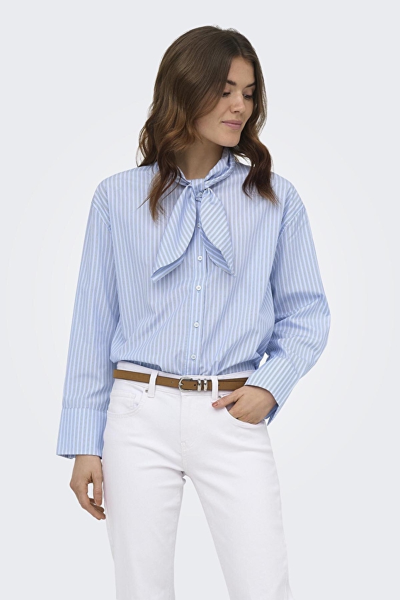 Only Kadın Gömlek 15386059 Mavi Only Kadın Gömlek 15386059 Mavi