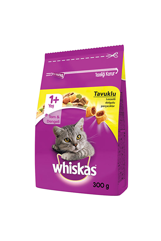 Whiskas Tavuk Ve Sebzeli Kuru Kedi Maması 300 G Whiskas Tavuk Ve Sebzeli Kuru Kedi Maması 300 G