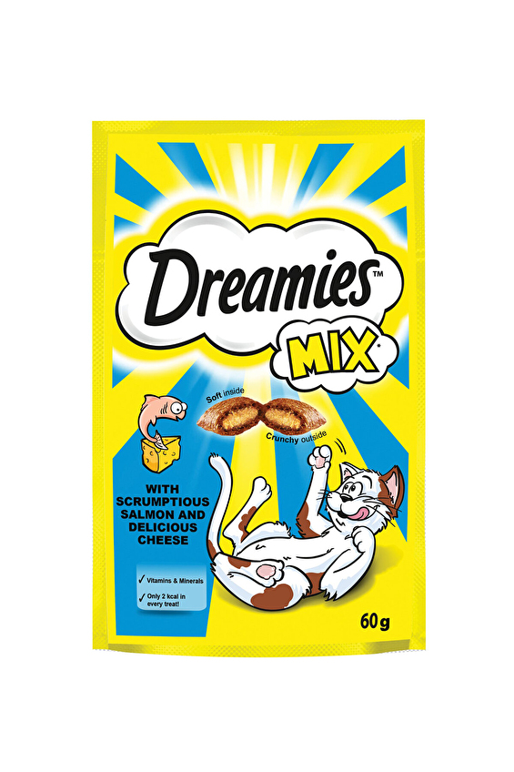 Dreamies Somonlu ve Peynirli Kedi Ödül Mama 60 G