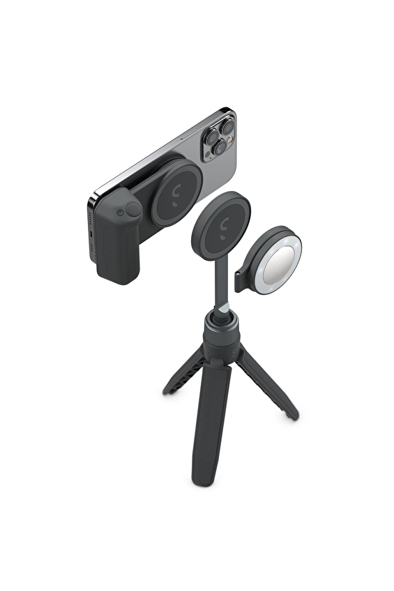 ShiftCam SnapGrip Siyah Magsafe Powerbank Özellikli Fotoğraf ve Video Çekim Seti ShiftCam SnapGrip Siyah Magsafe Powerbank Özellikli Fotoğraf ve Video Çekim Seti