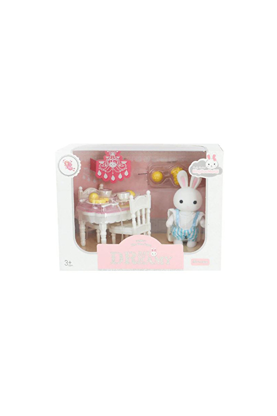 Bay Dreamy Mini Tavşan Aksesuarlı Yemek Masası Seti Bay Dreamy Mini Tavşan Aksesuarlı Yemek Masası Seti