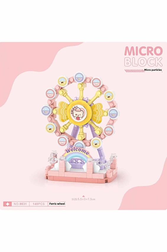 Loz Dönme Dolap Block Oyuncak 140 Parça-Mini Poşet 8631 Loz Dönme Dolap Block Oyuncak 140 Parça-Mini Poşet 8631