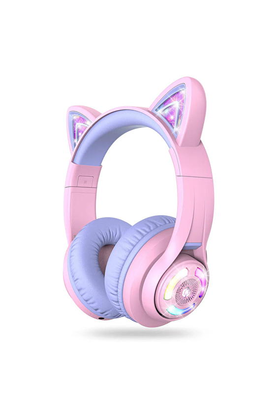 iClever BTH13 BPA Free LED Işıklı Çocuk Bluetooth Kulaklık - Mor iClever BTH13 BPA Free LED Işıklı Çocuk Bluetooth Kulaklık - Mor