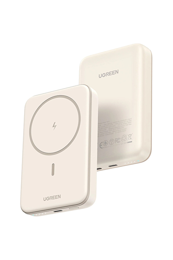 UGREEN 10.000 mAh 20W Magsafe Wireless Kablosuz Hızlı Powerbank 25208 UGREEN 10.000 mAh 20W Magsafe Wireless Kablosuz Hızlı Powerbank 25208