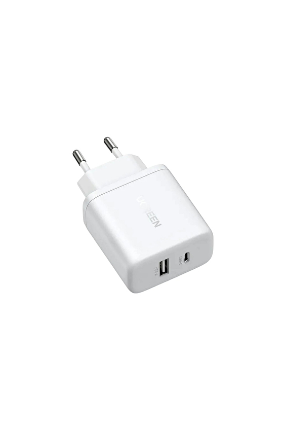 UGREEN 20W 2 Portlu Hızlı Şarj Cihazı 1xUSB-A 1xUSB-C Beyaz 45310 UGREEN 20W 2 Portlu Hızlı Şarj Cihazı 1xUSB-A 1xUSB-C Beyaz 45310