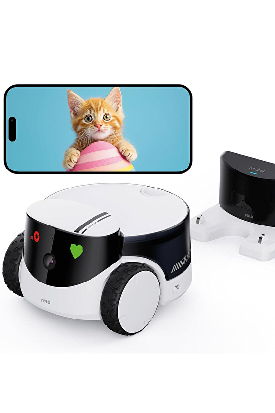 Enabot ROLA PetPal 2.5K Kameralı Evcil Hayvan Robotu
