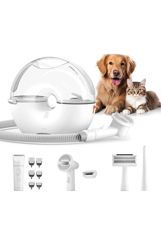 Neakasa 5 Başlıklı 3 Litre Kapasiteli Kedi & Köpek Tıraş Makinesi S1 PRO