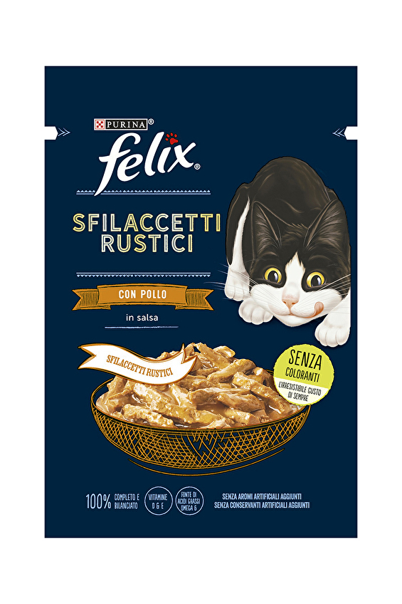 Felix Pouch Tasty Shreds Tavuk 80g