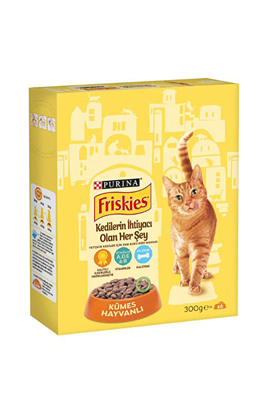 Friskies Kümes Hayvanlı Kuru Kedi Maması 300 G Friskies Kümes Hayvanlı Kuru Kedi Maması 300 G