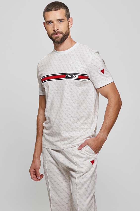 Guess Slim Fit Erkek Regular Fit Tişört Z2BI09J1314 Beyaz Guess Slim Fit Erkek Regular Fit Tişört Z2BI09J1314 Beyaz