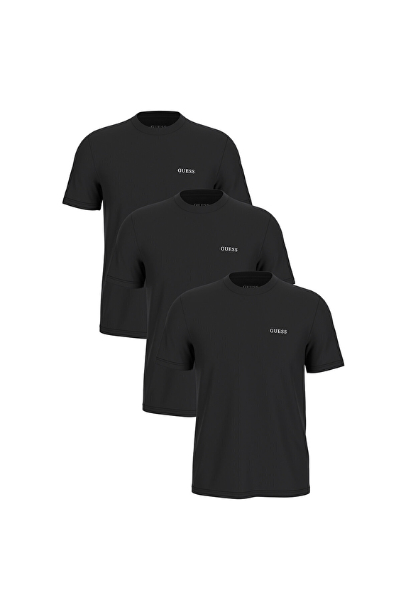 Guess Erkek 3'lü Tshirt U4YG52 SYH Siyah Guess Erkek 3'lü Tshirt U4YG52 SYH Siyah