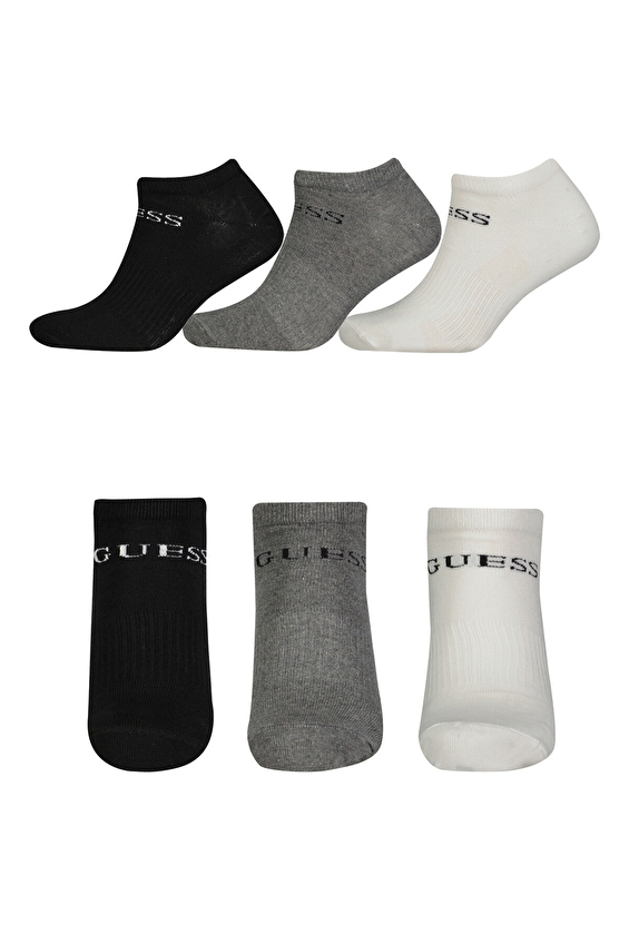 Guess Erkek 3'lü Çorap U4YG50 RNK Renkli Guess Erkek 3'lü Çorap U4YG50 RNK Renkli