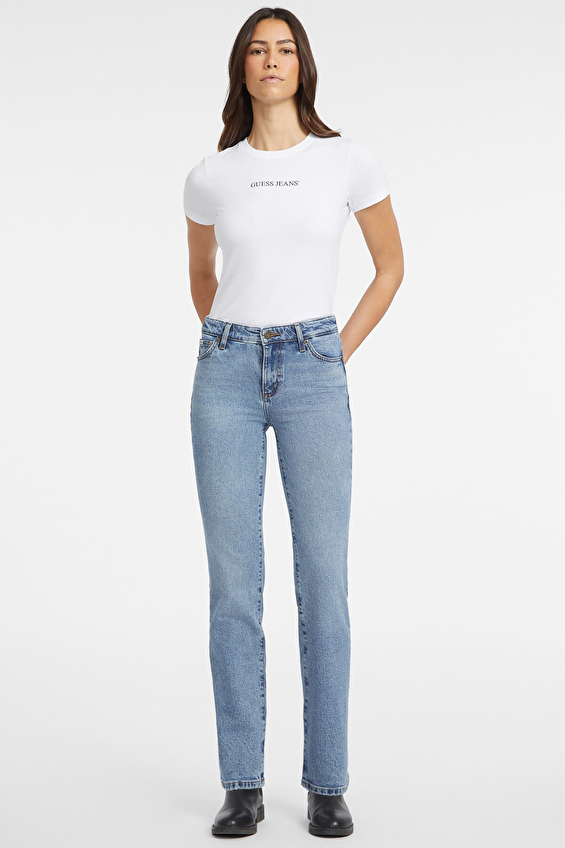 Guess Jeans Kadın Guess Kot Pantolon W4YA98D5CC5 Mavi Guess Jeans Kadın Guess Kot Pantolon W4YA98D5CC5 Mavi