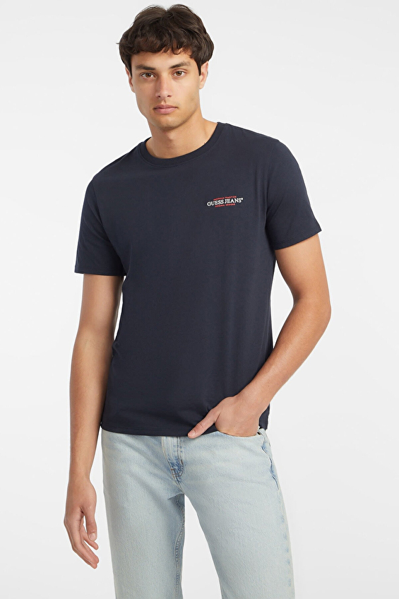 Guess Jeans Erkek Regular Fit Tişört M4YI55K8HM0 Lacivert Guess Jeans Erkek Regular Fit Tişört M4YI55K8HM0 Lacivert