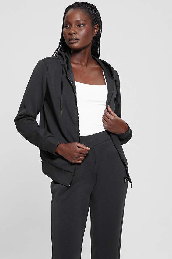 Guess Kadın Sweatshirt V4YQ06KCAY2 Siyah Guess Kadın Sweatshirt V4YQ06KCAY2 Siyah