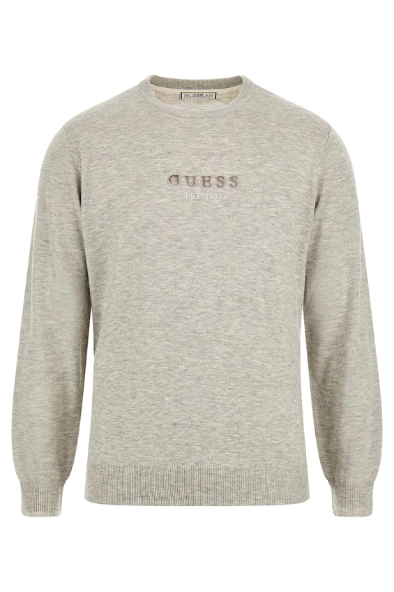 Guess Erkek İpek, Yün Karışımlı Kazak M4YR04Z3052 Gri Guess Erkek İpek, Yün Karışımlı Kazak M4YR04Z3052 Gri