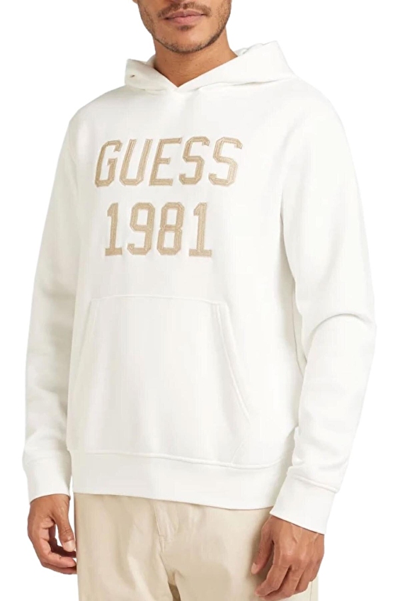 Guess Erkek Sweatshirt M4YQ05K9Z21 Beyaz Guess Erkek Sweatshirt M4YQ05K9Z21 Beyaz