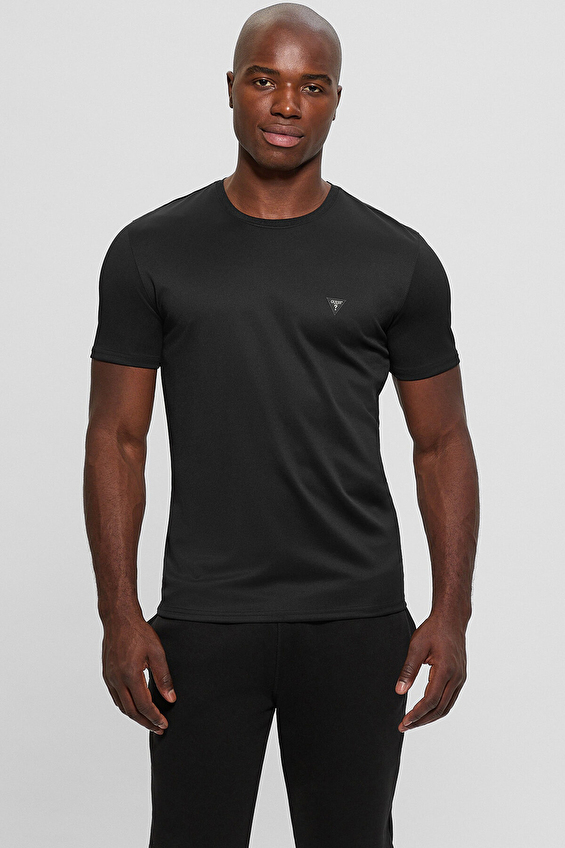 Guess Erkek Slim Fit Tişört M4YI60KCBM0 Siyah Guess Erkek Slim Fit Tişört M4YI60KCBM0 Siyah