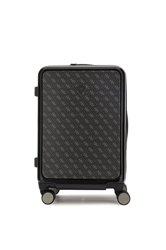 Guess Unisex Kabin Boy 55 cm Sert Valiz TMVELGP4301 Siyah Guess Unisex Kabin Boy 55 cm Sert Valiz TMVELGP4301 Siyah