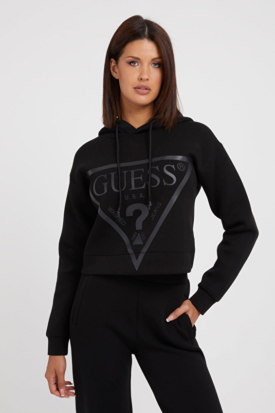 Guess Kadın Sweatshirt V2YQ08K7UW2 Siyah Guess Kadın Sweatshirt V2YQ08K7UW2 Siyah