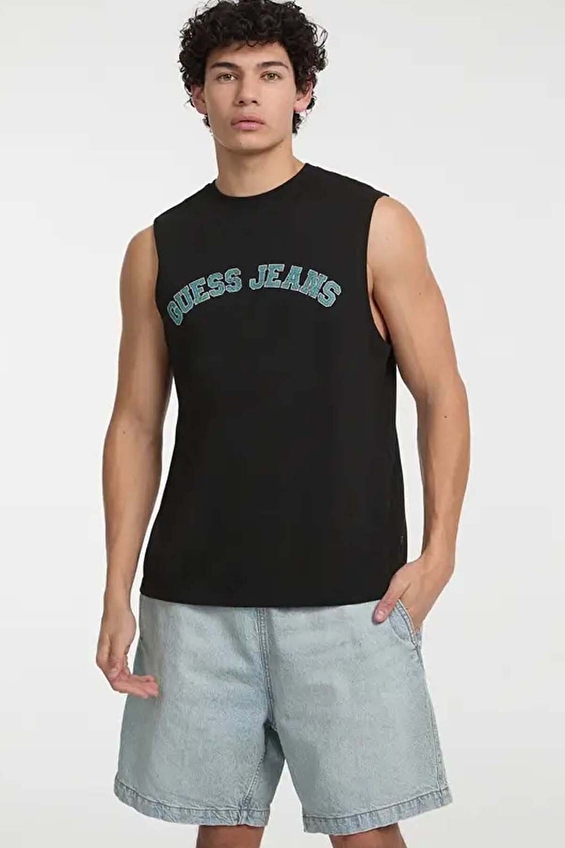 Guess Jeans Erkek Tişört M5GP31K8HM0 Siyah Guess Jeans Erkek Tişört M5GP31K8HM0 Siyah