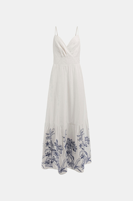 Guess Kadın Elbise W5GK26WH580 Beyaz