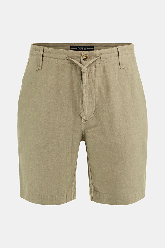 Guess Erkek Keten Karışımlı Kargo Şort M5GD46WH3H0 Renkli