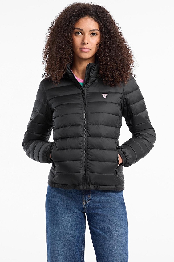 Guess Jeans Kadın Mont W5RL99WHAB2 Siyah Guess Jeans Kadın Mont W5RL99WHAB2 Siyah