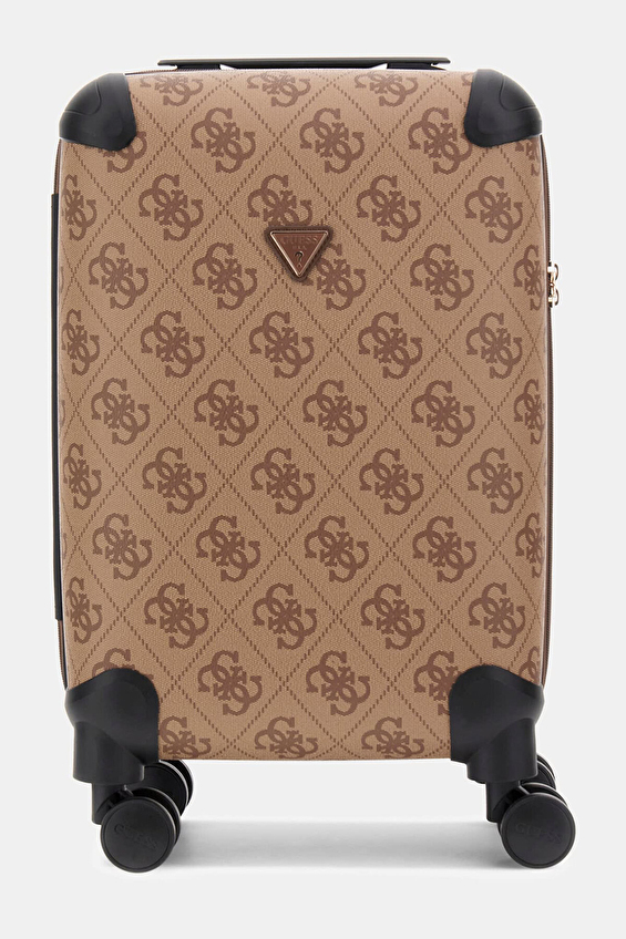 Guess Sert Valiz Çift Taraflı Fermuarlı Kapama TWOB8688983 Kahve Guess Sert Valiz Çift Taraflı Fermuarlı Kapama TWOB8688983 Kahve