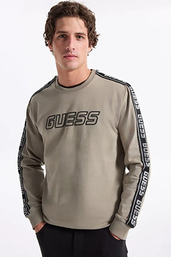Guess Erkek Sweatshirt Z4GQ24K6ZS1 Haki Guess Erkek Sweatshirt Z4GQ24K6ZS1 Haki