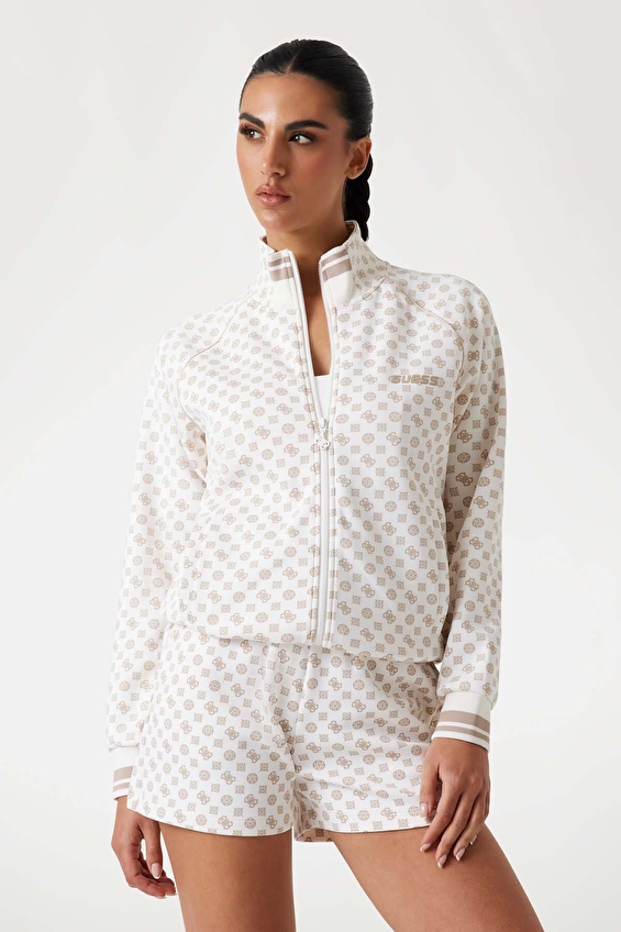 Guess Kadın Sweatshirt V5YQ03KB212 Krem Guess Kadın Sweatshirt V5YQ03KB212 Krem