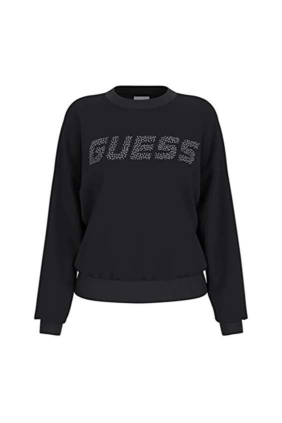 Guess Kadın Sweatshirt V5YQ12KCRP0 Siyah Guess Kadın Sweatshirt V5YQ12KCRP0 Siyah