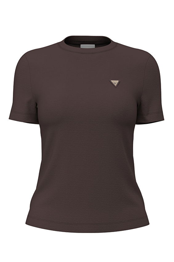 Guess Kadın Tişört V6RI17KD741 Kahve Guess Kadın Tişört V6RI17KD741 Kahve