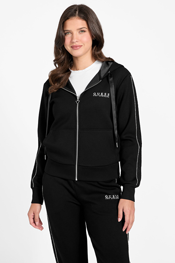 Guess Kadın Sweatshirt W6RQ12KBYE2 Siyah Guess Kadın Sweatshirt W6RQ12KBYE2 Siyah