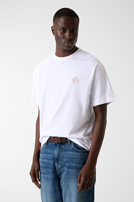 Guess Oversize Erkek Tişört M6RI25I3Z14 Açık beyaz Guess Oversize Erkek Tişört M6RI25I3Z14 Açık beyaz