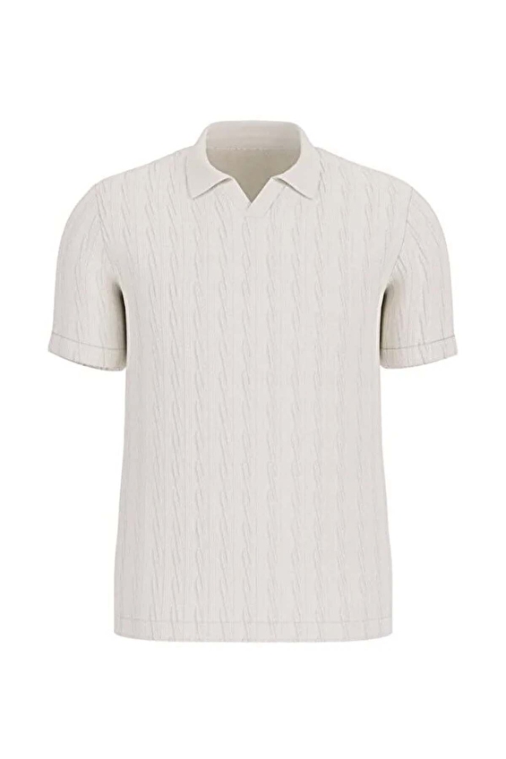 Guess Erkek Tişört M6RP37KB312 Krem Guess Erkek Tişört M6RP37KB312 Krem