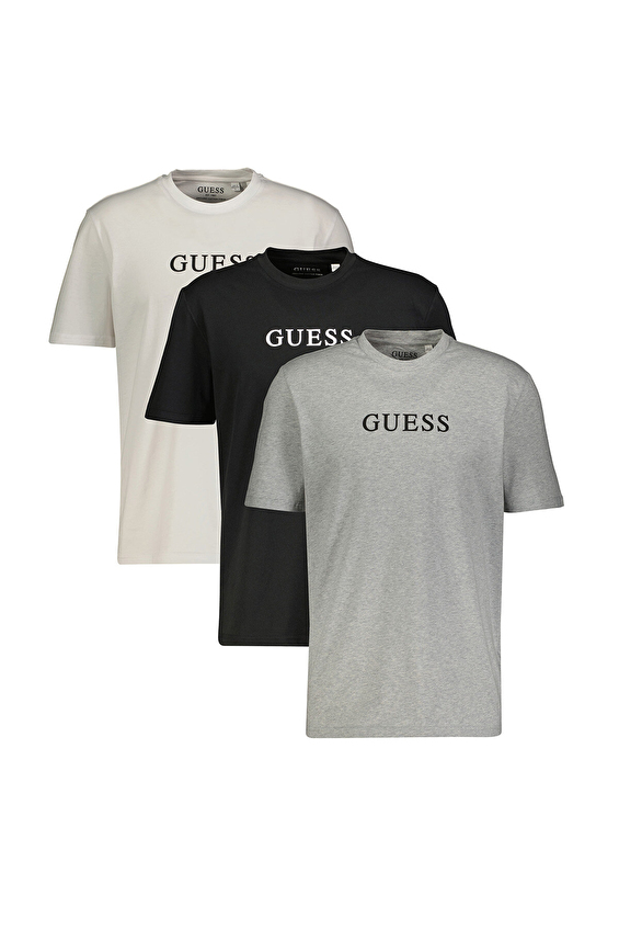 Guess Erkek 3'lü Atlet U6GG04 FJ3M Renkli Guess Erkek 3'lü Atlet U6GG04 FJ3M Renkli