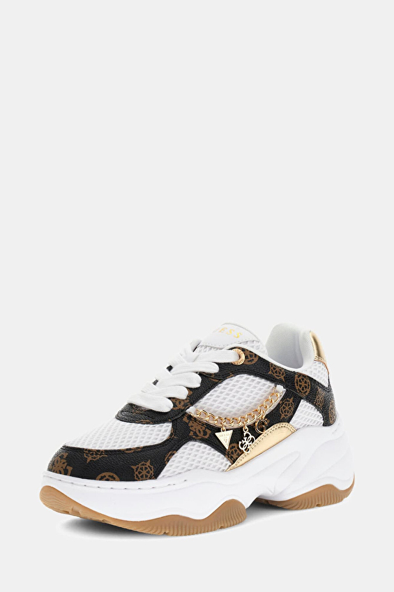 Guess Kadın Ayakkabı FLPHAR Beyaz/kahverengi Guess Kadın Ayakkabı FLPHAR Beyaz/kahverengi