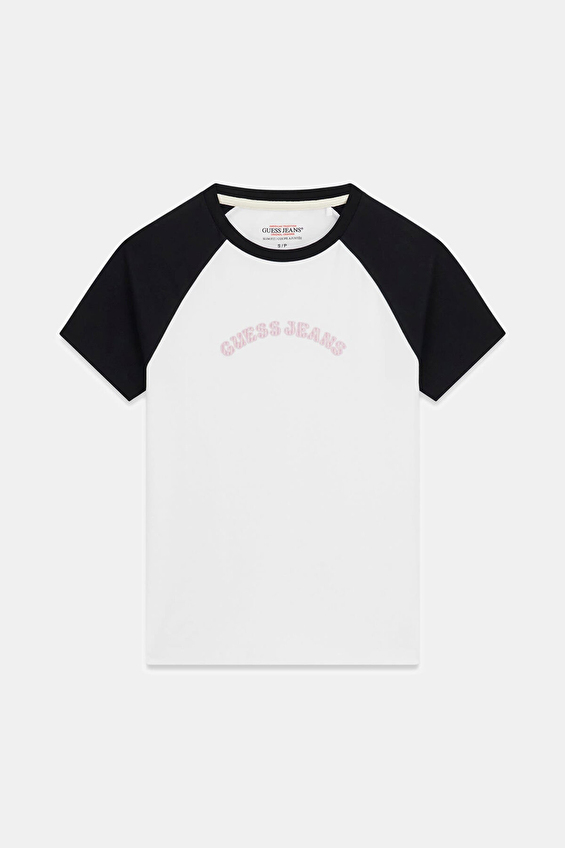 Guess Jeans Kadın Tişört W6GIB0J1314 Beyaz