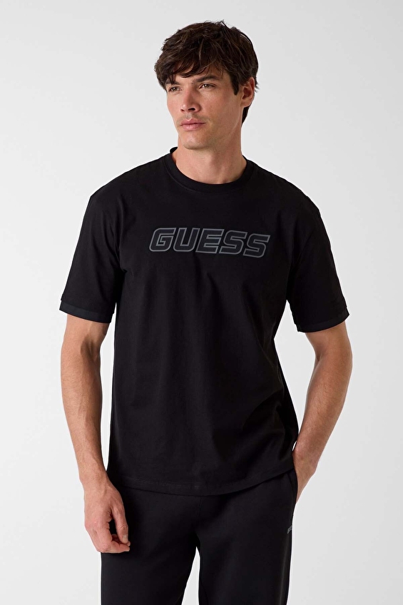 Guess Oversize Erkek Tişört Z6GI01K2835 Siyah Guess Oversize Erkek Tişört Z6GI01K2835 Siyah