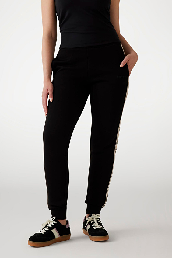 Guess Regular Fit Kadın Eşofman Altı V2YB15KB3P2 Siyah Guess Regular Fit Kadın Eşofman Altı V2YB15KB3P2 Siyah