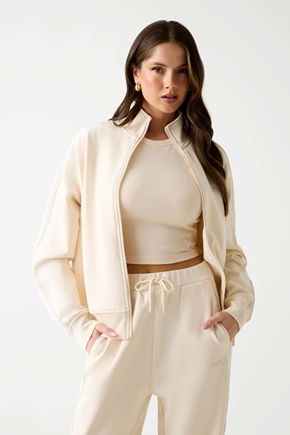 Guess Kadın Sweatshirt V5BQ15KCX22 Beyaz Guess Kadın Sweatshirt V5BQ15KCX22 Beyaz