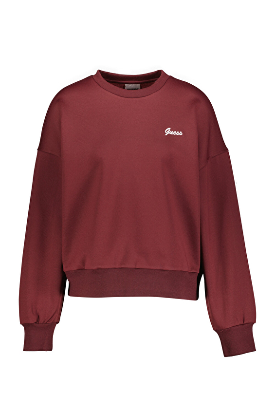 Guess Dokuma Kumaş Kadın Sweatshirt V5BQ03KCX22 Mor Guess Dokuma Kumaş Kadın Sweatshirt V5BQ03KCX22 Mor