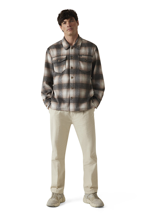 Guess Relaxed Fit Erkek Gömlek M5BH31W2012 Bej