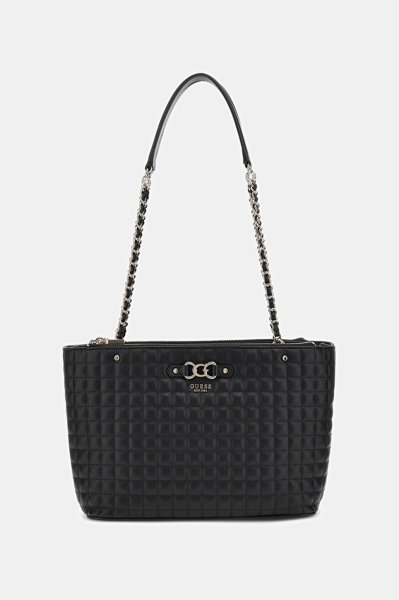 Guess Mıknatıslı Kadın El Çantası HWQG8424220 Siyah Guess Mıknatıslı Kadın El Çantası HWQG8424220 Siyah