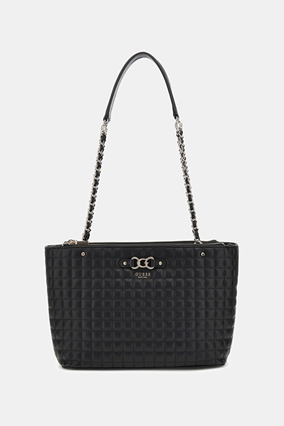 Guess Mıknatıslı Kadın El Çantası HWQG8424220 Siyah Guess Mıknatıslı Kadın El Çantası HWQG8424220 Siyah