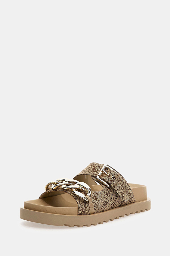 Guess Kadın Terlik FL6FT2 Bej/kahverengi Guess Kadın Terlik FL6FT2 Bej/kahverengi