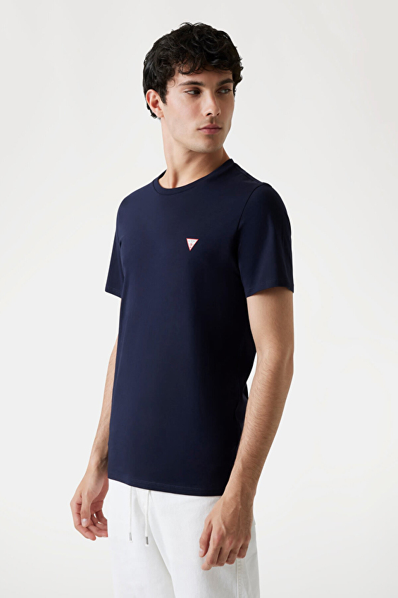 Guess Erkek Slim Fit Tişört M2YI36I3Z14 Lacivert Guess Erkek Slim Fit Tişört M2YI36I3Z14 Lacivert