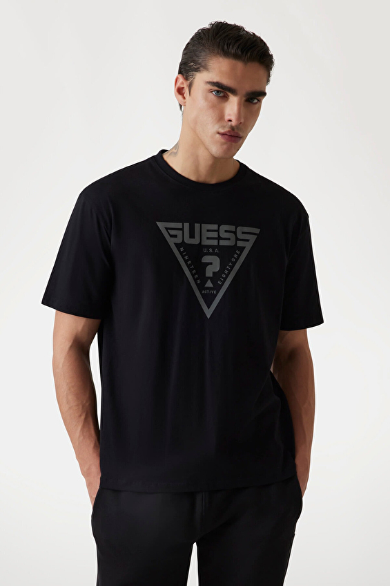 Guess Oversize Erkek Fit Tişört Z4BI02I3Z14 Siyah Guess Oversize Erkek Fit Tişört Z4BI02I3Z14 Siyah