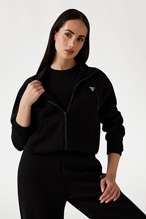 Guess Kadın Sweatshirt V4BQ14K7UW2 Siyah Guess Kadın Sweatshirt V4BQ14K7UW2 Siyah